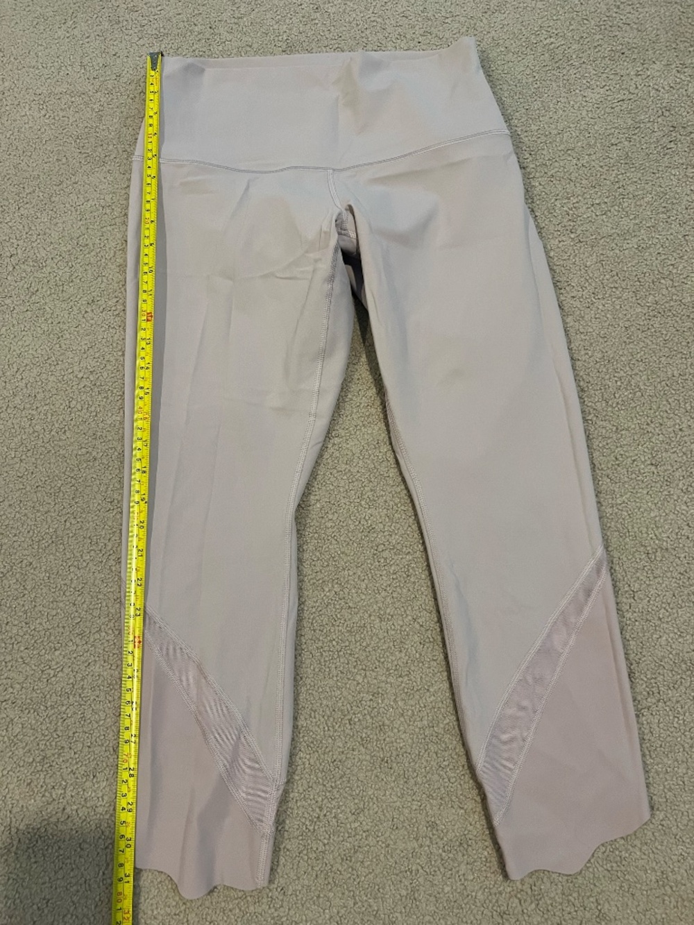 Lululemon Wunder Under Crop II Roll Down Scallop Full-On Luxtreme 24" - Picture 6 of 14